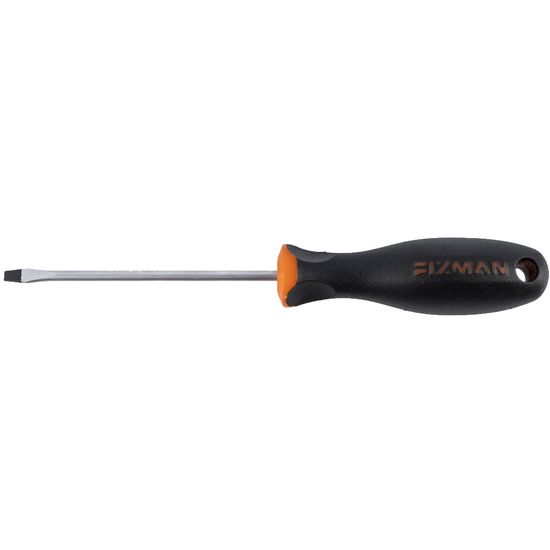 FIXMAN S/driver Slotted 3x0.5x75mm Crv With Ergonomic Handle